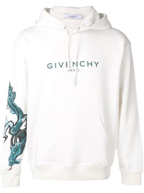 sweat givenchy blanc|Givenchy hoodie.